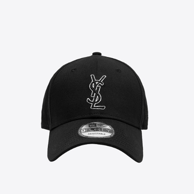 입생로랑 뉴에라 YSL 모노그램 볼캡 블랙 CMD팩토리